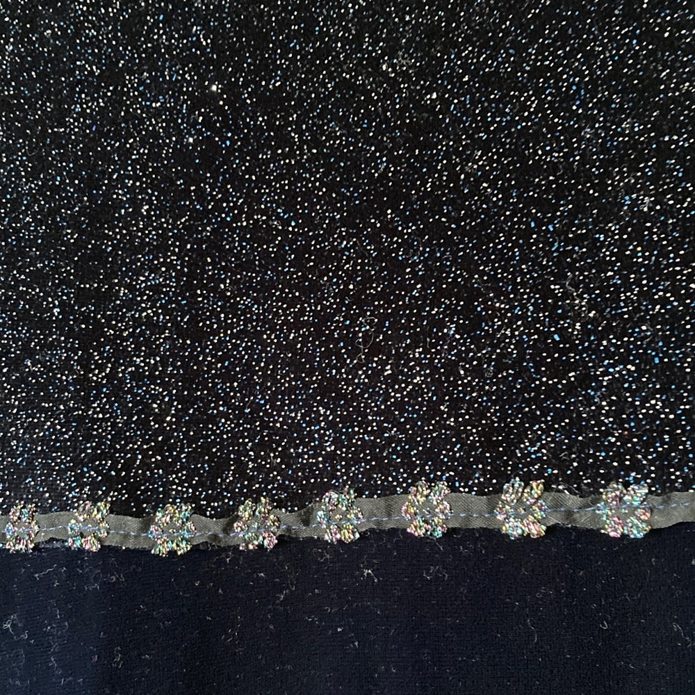 Amy Byer Sparkling Navy Dress - Picture 3 of 7